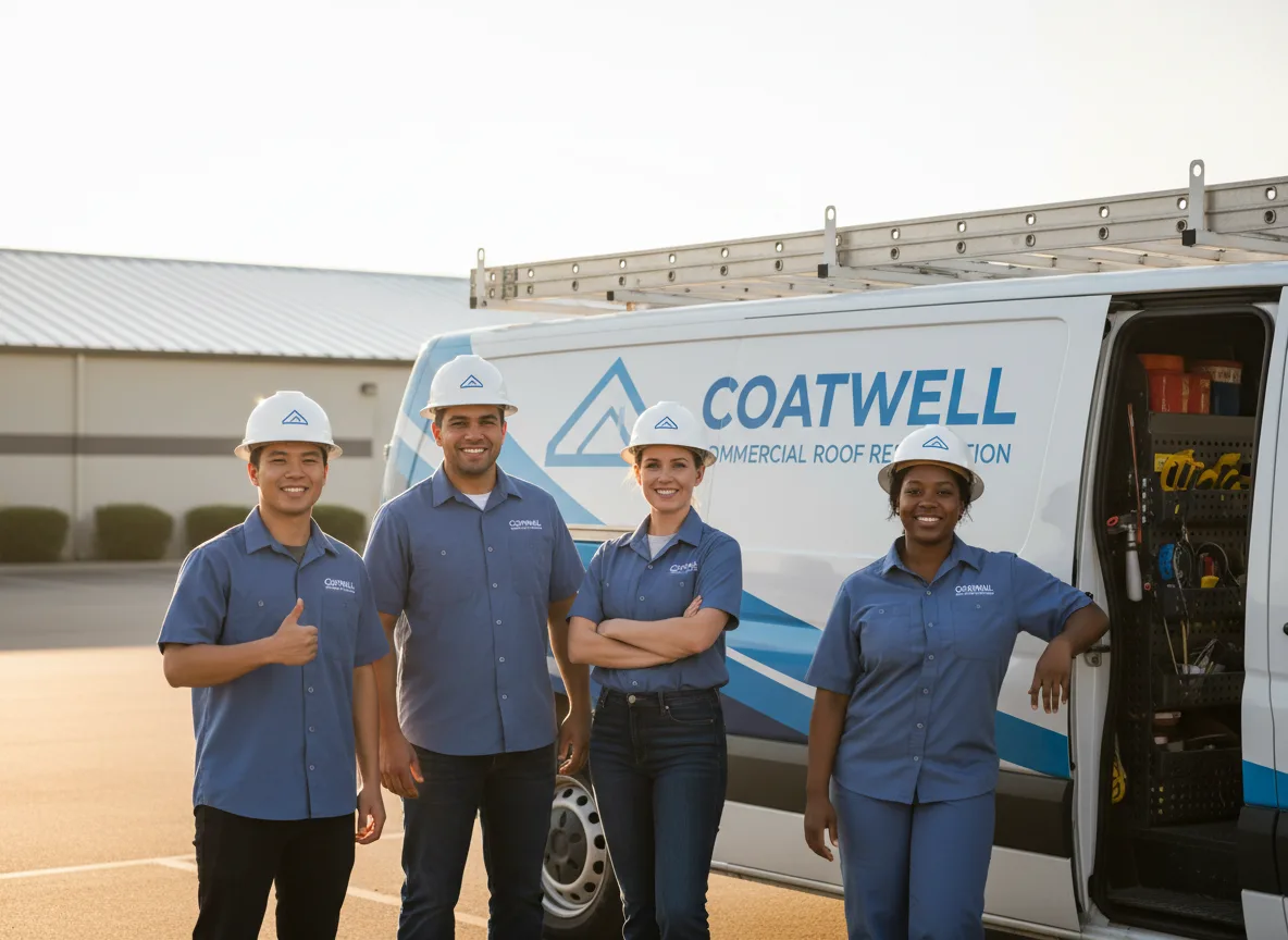 Commercial roof coating company in Lake Dallas, TX